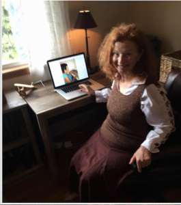 Nancy teaching online